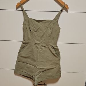 Princess Polly Olive Green Jumpsuit